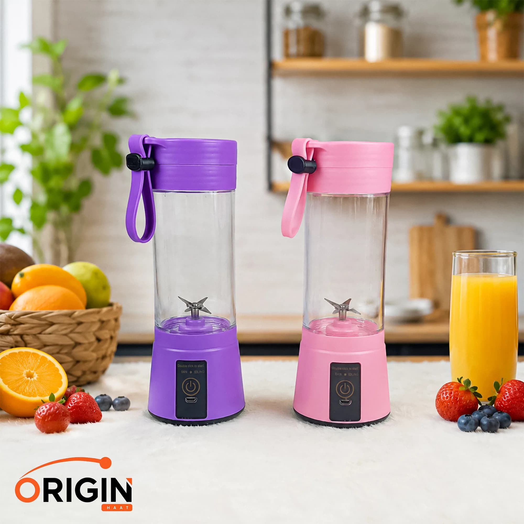 Mini USB Rechargeable Portable Electric Smoothie Maker Blender